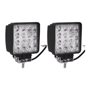 LED 48 Watt Square 60 Degree Work Light set of 2