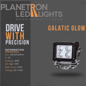 Planetron 40W square spot light