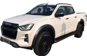 Isuzu D-Max Slim Line Wheel Arches Matt Black 2021+ Gen 7