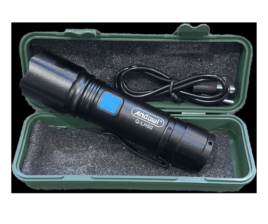 USB Rechargeable Super Far Bright Flashlight