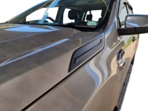 Ranger T7/T8 (2016-2022)Bonnet Garnish Matt Black Set Of 2