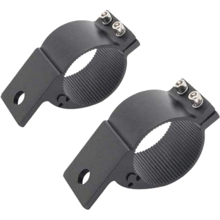 76mm Black Aluminium Nudge bar brackets clamps