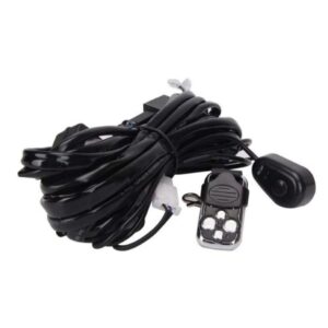 Wiring harness kit & switch - 2 lights - With remote