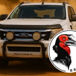Ford Ranger T6 Bonnet Guard (2012–2016) – Satin Grain